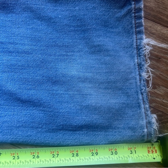 Vtg Lucky Brand Jeans Mens 36x32 Blue Slim Bootleg Buttonfly - Picture 8 of 10